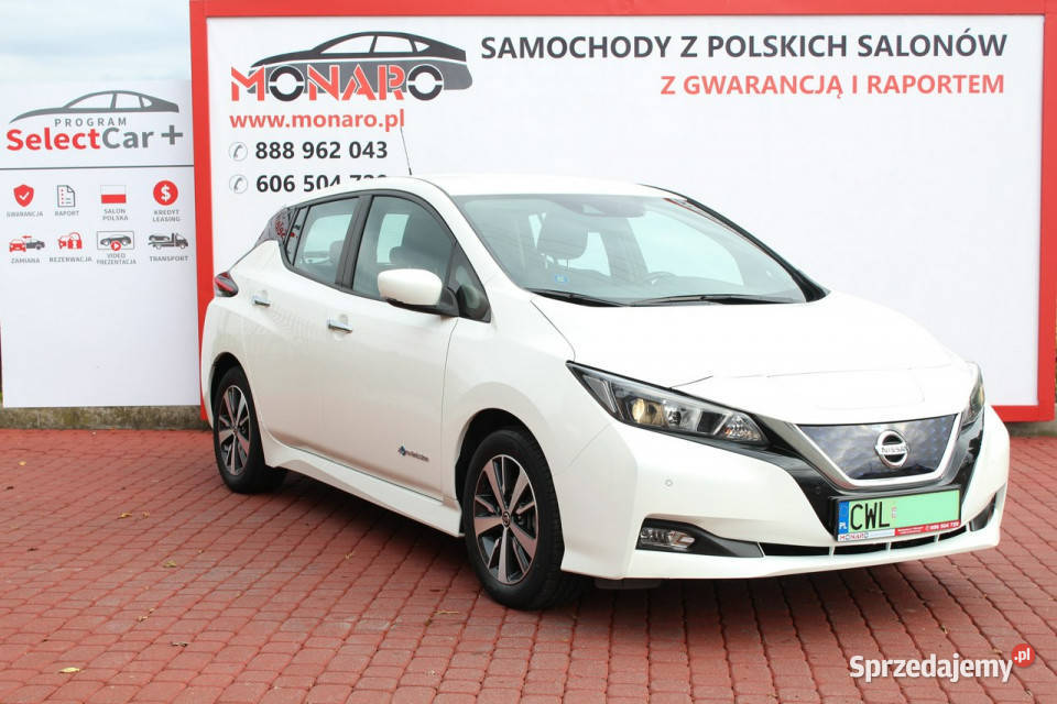 Nissan Leaf Napęd elektryczny 40 kWh Salon automatyczna kujawsko-pomorskie Włocławek