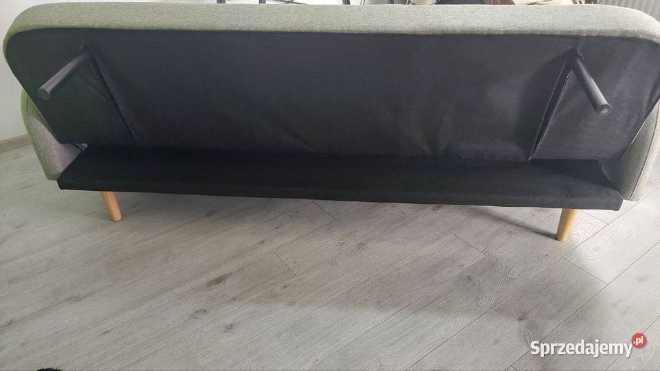 Nowoczesną sofa Jysk w kolorze jasnoszarym Lublin