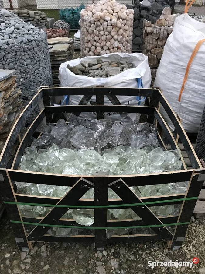 SZKŁO GABIONOWE BRYŁKI SZKANE Szkło Wulkaniczne mazowieckie Warszawa