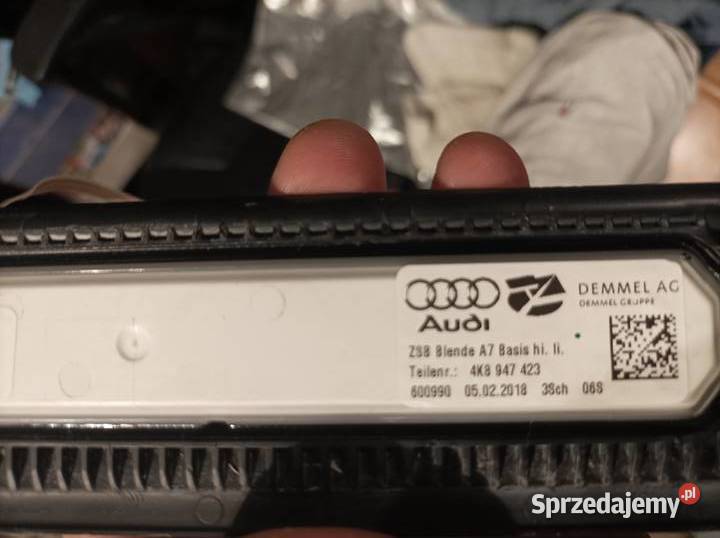 Audi A7 C8 listwa ambiente progu tył lewy łódzkie Łódź sprzedam