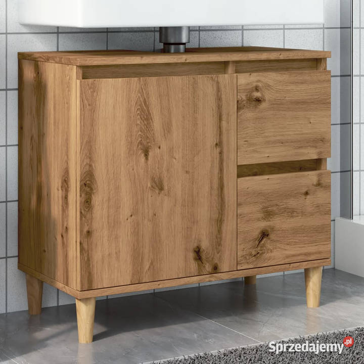 Szafka pod umywalkę dąb artisan 65x33x60 Łazienkowe