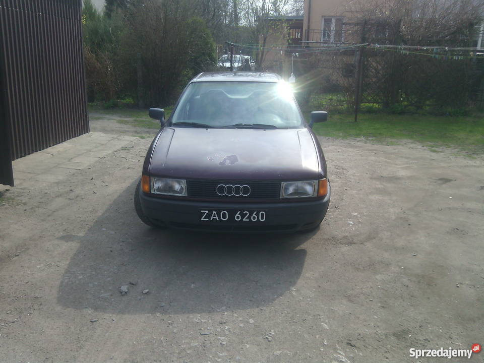 Audi 80 B3 18 benzyna GAZ 87r AUTO DO JAZDY do 80 Tomaszów Lubelski