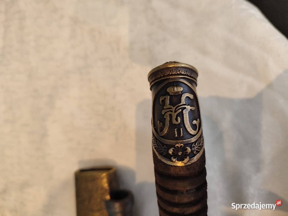 Piękna szabla carska oficerska dragonka Łódź