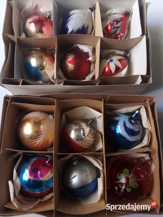 stare bombki vintage PRL śląskie Częstochowa sprzedam