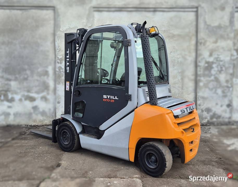 Still 2500 2019r DIESEL TRIPLEX 5 mth 4 sekcje regulowane widły