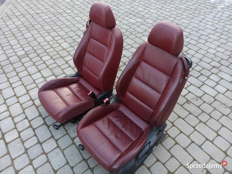 VW EOS FOTELE KANAPA SKÓRA KOMPLET 2006r Bolesławiec