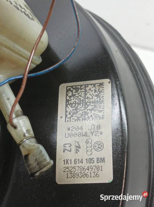 POMPA HAMULCOWA SERWO 1K1614105BM Skoda Superb Rok produkcji 2009 Pompy hamulcowe