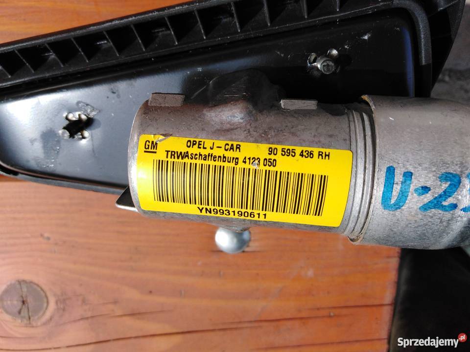 AIRBAG PODUSZKA FOTELA PRA OPEL VECTRA 90595436 podkarpackie