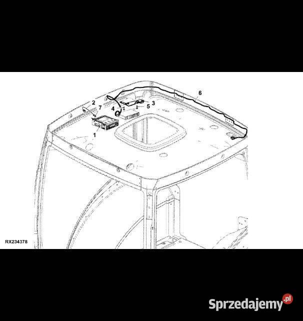 RE575067 John Deere 8345R Radio