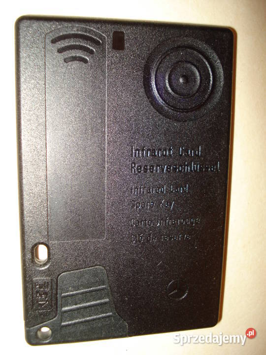 Infrarot Card Reserveschlussel Key zapasowy Gdynia