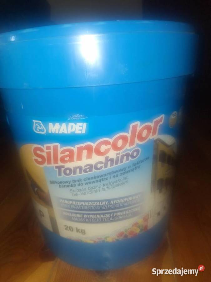 Tynk silikonowy Mapei silancolor Tonachino dolnośląskie Bolesławiec