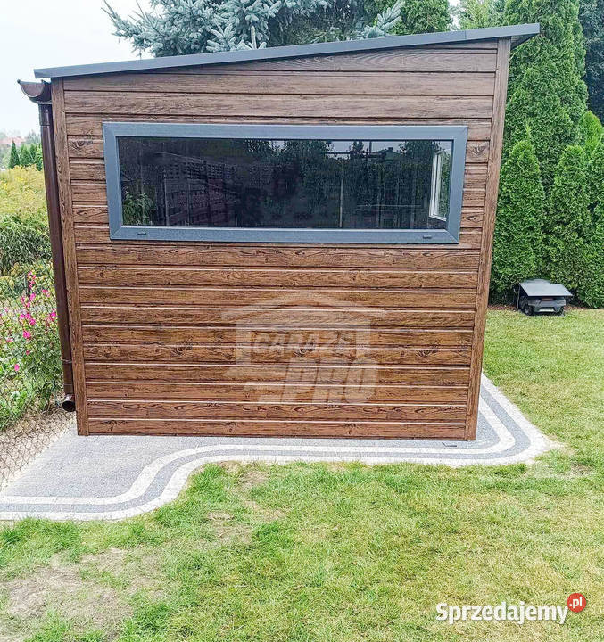 Schowek domek ogrodowy 45x25m wiata 18m drzwi 2x Leszno sprzedam