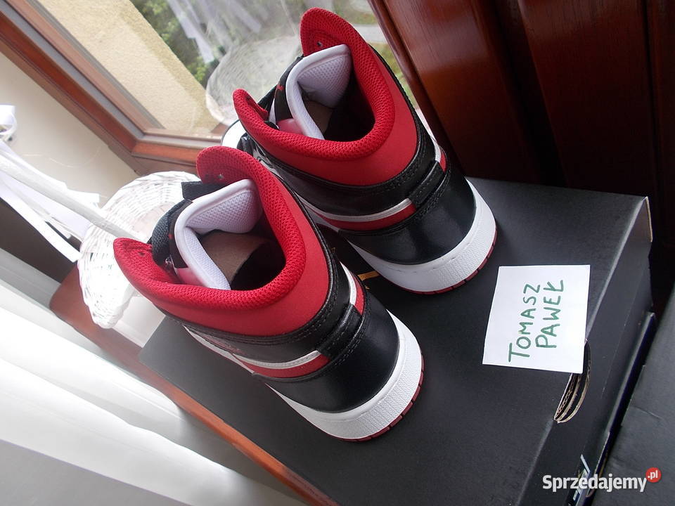 r 39245 Nike JORDAN 1 Mid Gym Red White Poznań