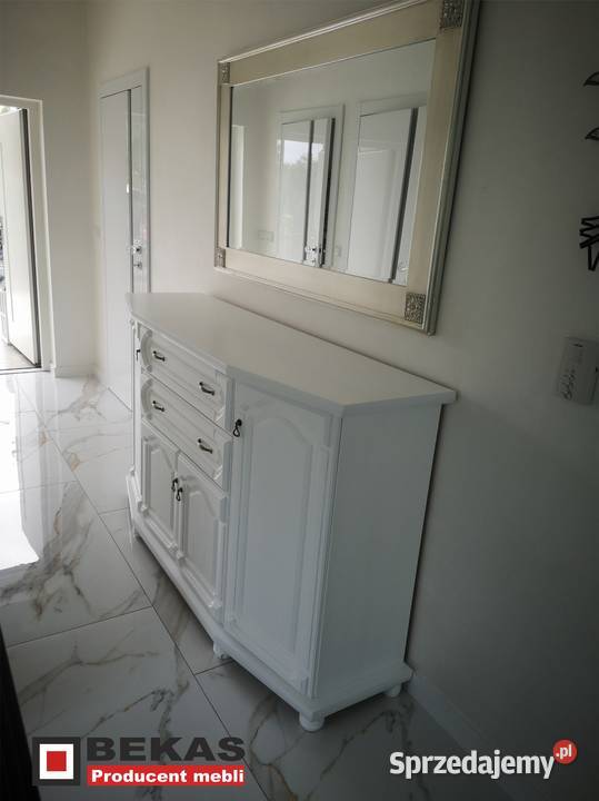 Stylowa Komoda 180 wysoka 2D4S Biały Dąb Bekas Gorzów Wielkopolski