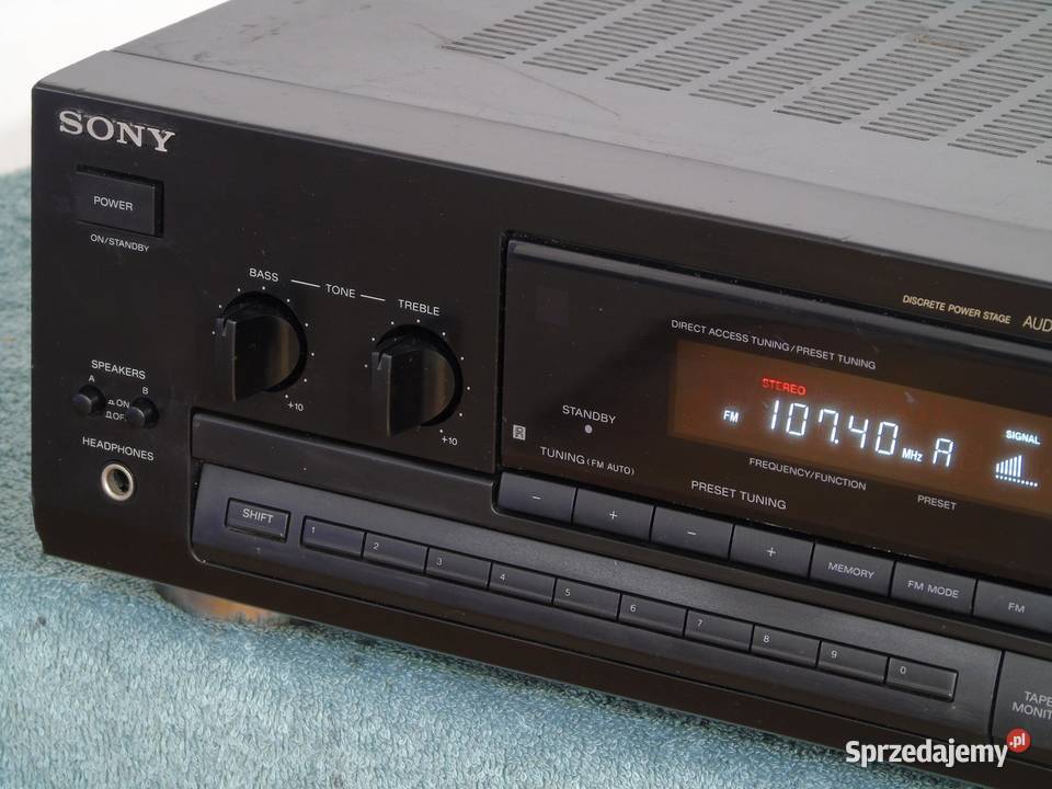 Wzmacniacz z radiem Sony STRGX390 mocny i