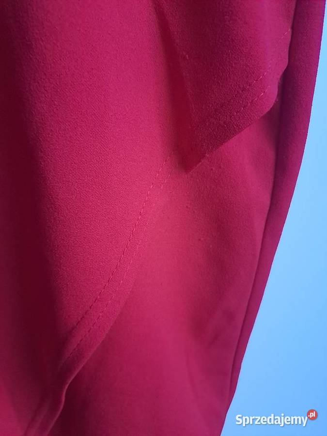 Mosquito Czerwona sukienka ołówkowa z suwakiem z