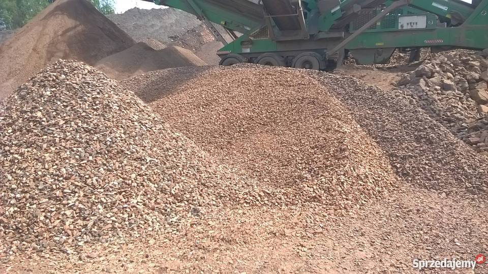 Łupek czerwony kamień łamany kruszywo Świętochłowice