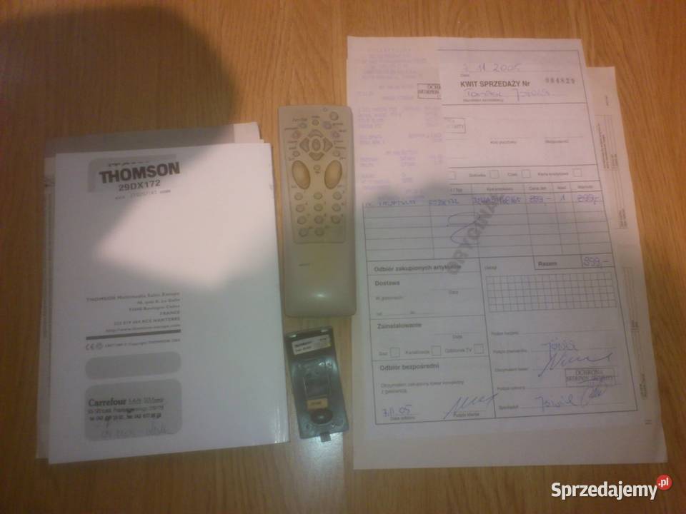 kolekcjonerski telewizor kineskopowy THOMSON