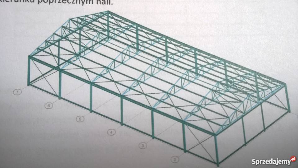 Wiata Rolna na sprzęt Magazyn Warsztat 16 x 30