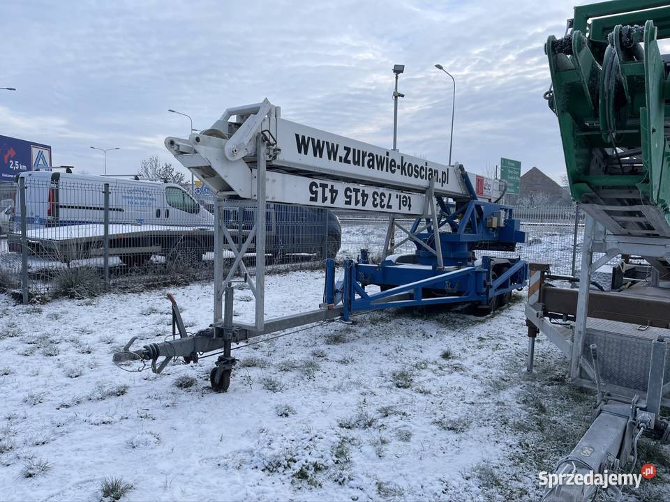 Żuraw Ciesielski dźwig dekarski Klaas K 1724