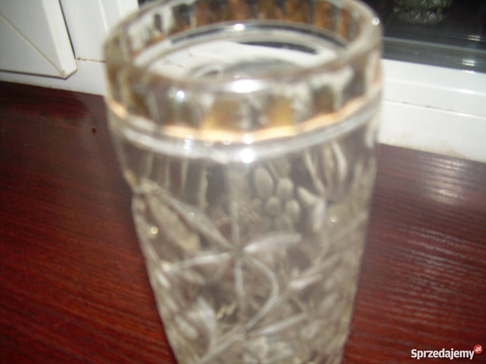 wazon z lat 60 stara Bohemia i inne inny kolor Wyposażenie wnętrz Warszawa