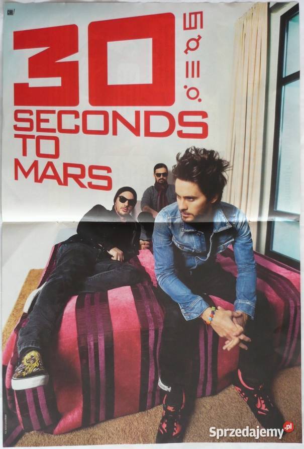 PLAKATY 30 SECONDS TO MARS WYPRZEDAŻ ŚWIAT Pozostałe Bydgoszcz