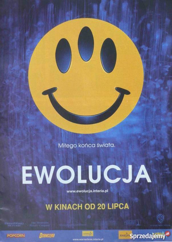 PLAKAT A4 EWOLUCJA POPCORN 2001 Bydgoszcz
