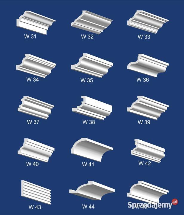 Sztukateria listwy sufitowe maskownica karnisza Warszawa sprzedam
