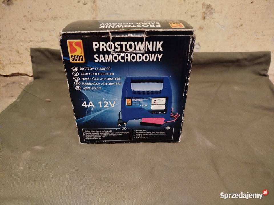 Prostownik samochodowy 4A 12V Stan Prostowniki i kable rozruchowe małopolskie