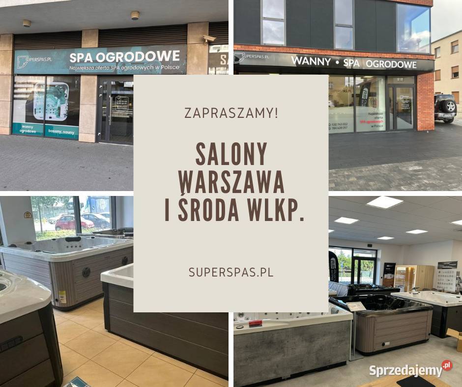 Jakuzi całoroczne Rosario 3osobowe PROMOCJA Środa Wielkopolska