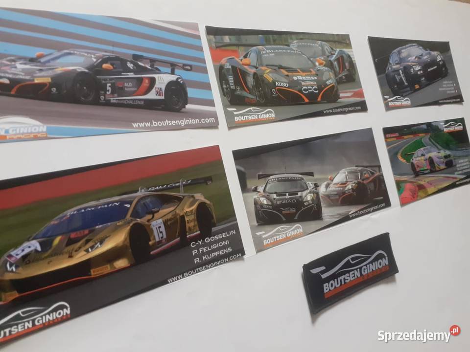 karty Boutsen RacingLamborghini McLaren BMW Antyki, Sztuka, Kolekcje Warszawa