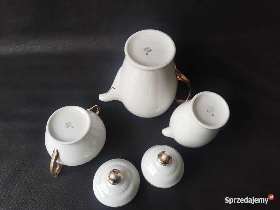 Stara porcelana Giesche fason 22 Wanda dzbanek Katowice