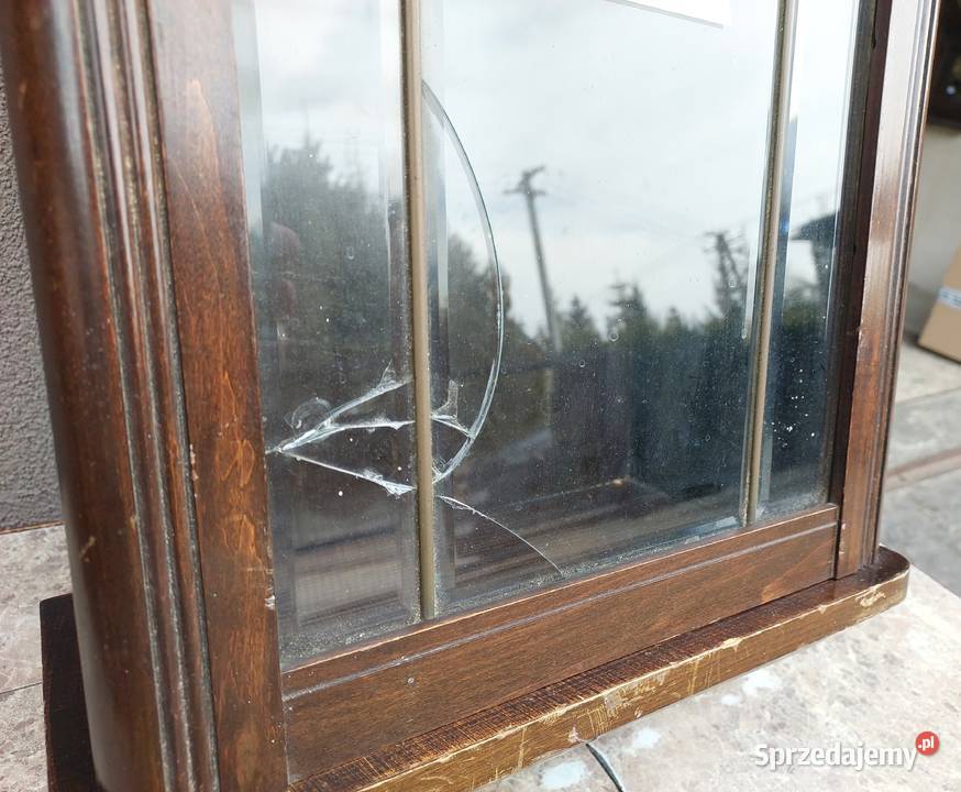 S132 Skrzynia obudowa starego zegara nalepka GB Antyki, Sztuka, Kolekcje Tczew sprzedam
