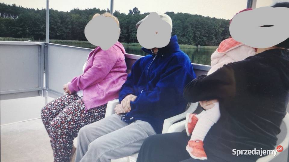 Platforma pływająca pod silnik z daszkiem Chodzież