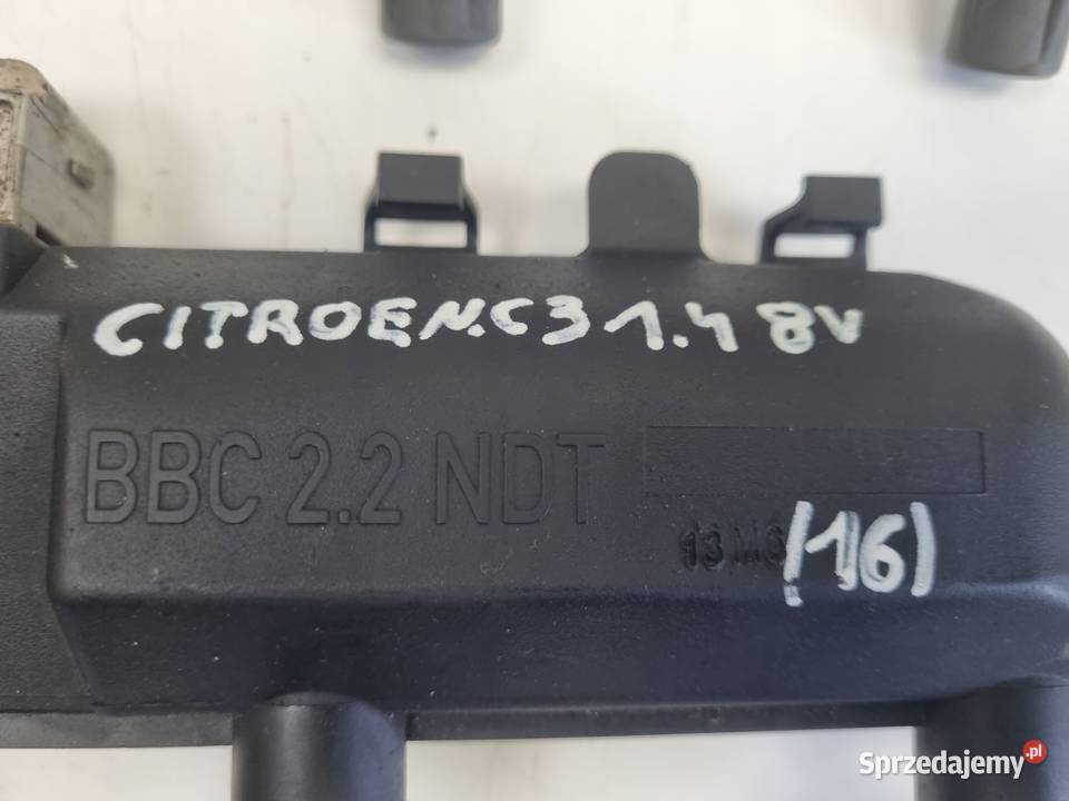 CEWKA ZAPŁONOWA Citroen C3 14 8V 9635864980 Rudka