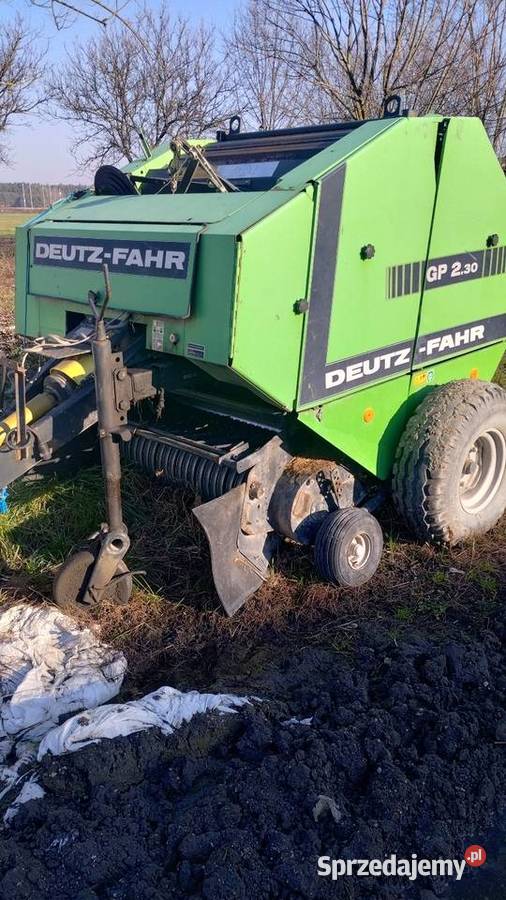 Prasa rolującą deutz fahr GP 230 nieuszkodzony Stary Węgrzynów sprzedam
