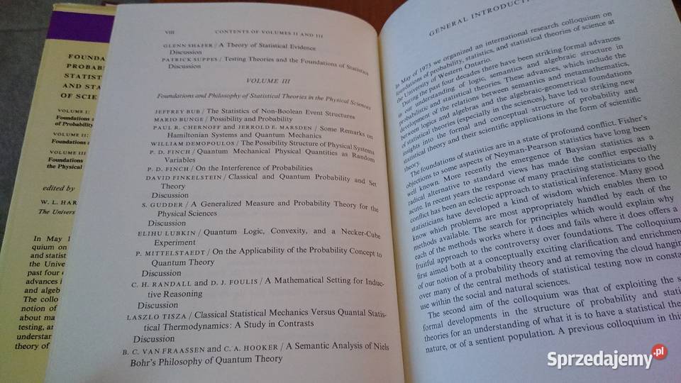 Foundations of probability theory statistical 13 Rok wydania 1976 Książki naukowe i popularnonaukowe pomorskie Gdańsk