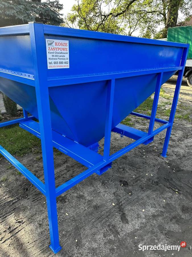 Kosz Zasypowy zasobnik paczkarka lejek GWARANCJA łódzkie Niedrzew Pierwszy
