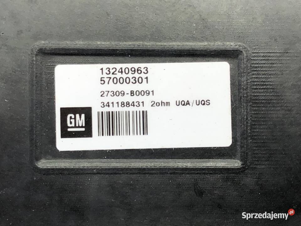 SUBWOOFER OPEL INSIGNIA A 13240963 Hatchback Wyposażenie wnętrza podkarpackie