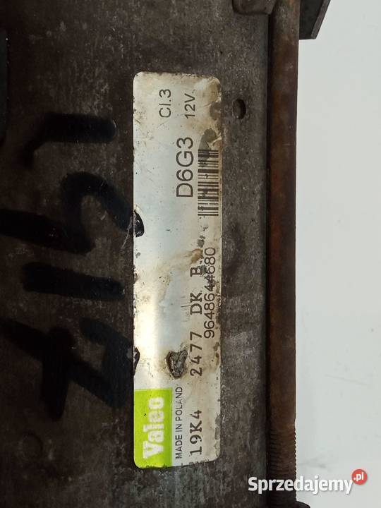 ROZRUSZNIK 9648644680 14 16V Peugeot 307 I