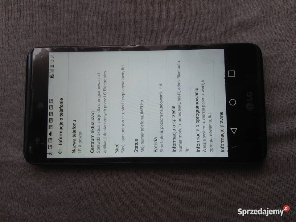 LG X Power k220 telefon smartfon Sandomierz sprzedam