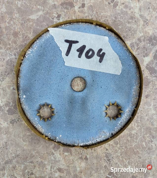 T104 Środek tarczy zegara tzw porcelanka w otwór pomorskie Tczew
