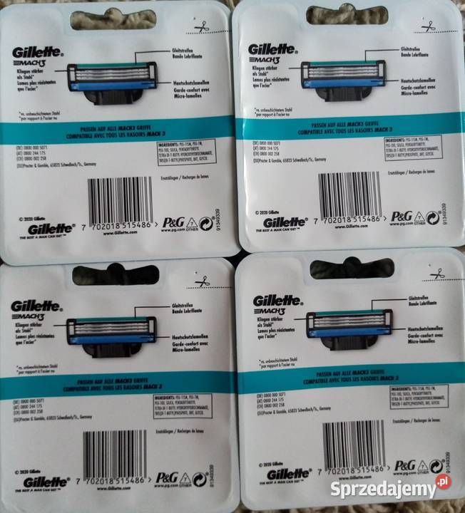 Gillette Mach3 Start Turbo nożyki ostrza 6 Poznań