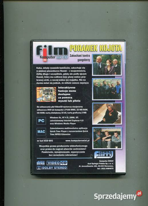 Poranek Kojota Film DVD zachodniopomorskie sprzedam