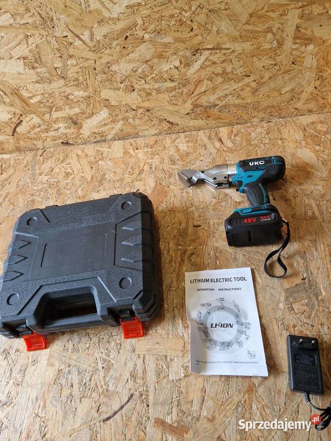 Nożyce elektryczne do cięcia metalu 2x Głogowa