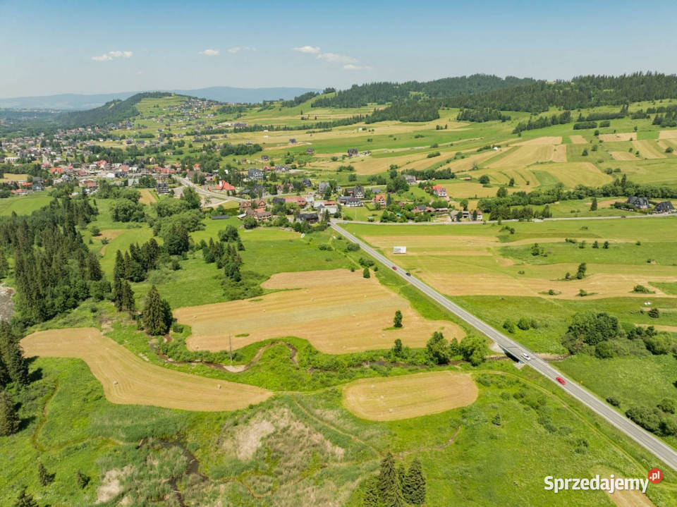 Działka budowlana Jurgów 762m2 małopolskie