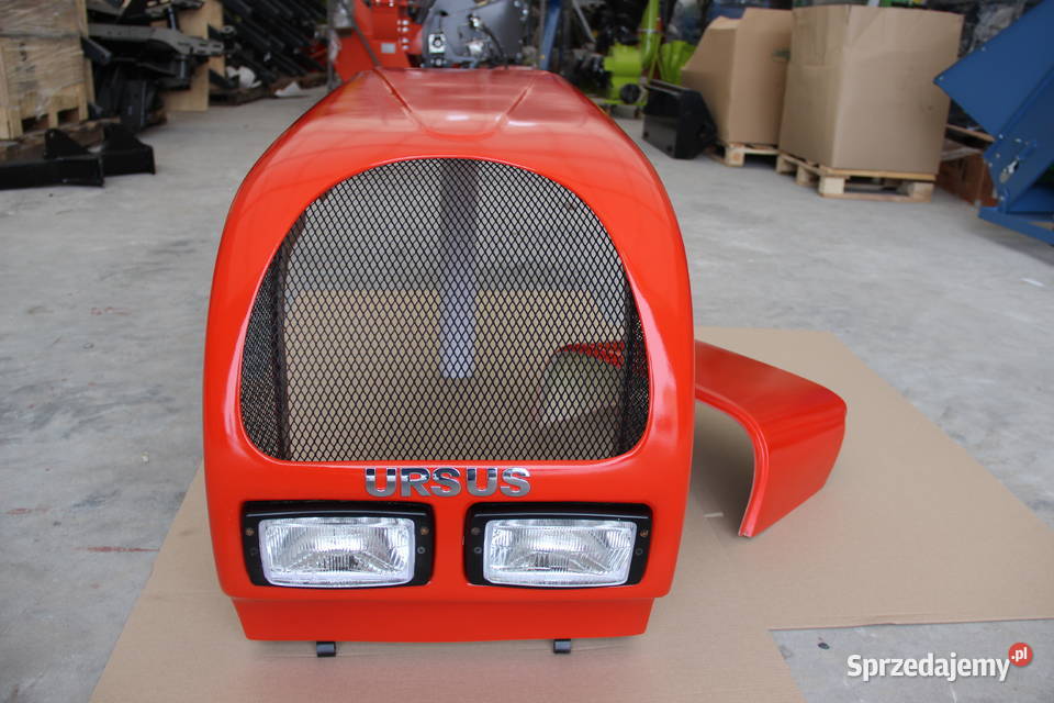 Maska maski URSUS C 330 C330 z nakładką wiśniowa Rogóźno