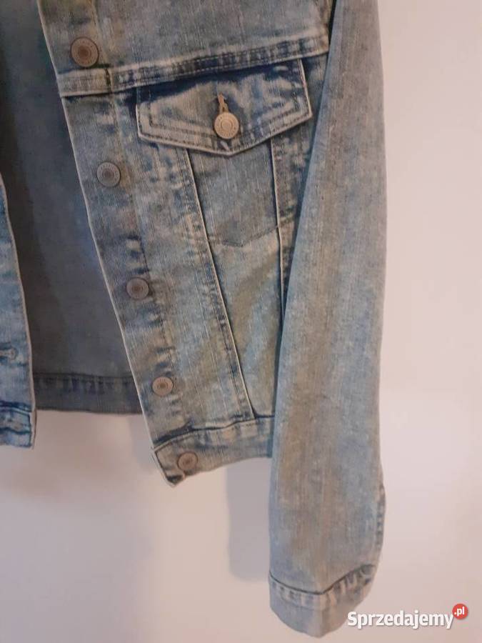 katana kurtka jeansowa S niebieski
