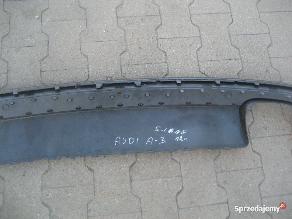 AUDI A3 SLINE 8v 12r SPOILER ZDERZAKA DYFUZOR osobowe Rakoniewice