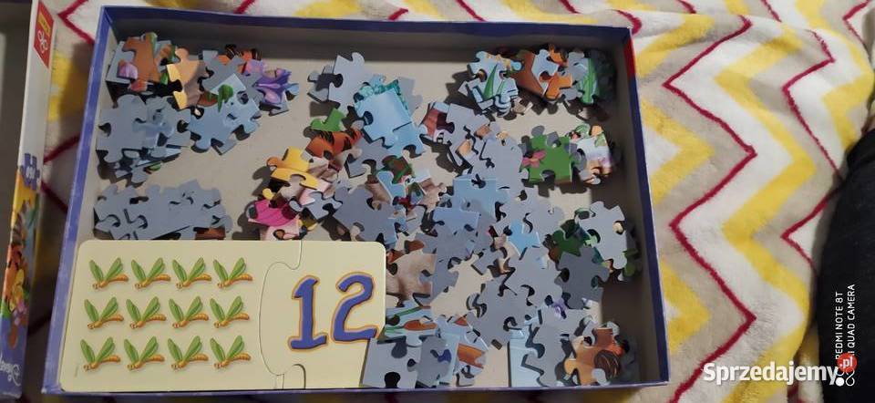 puzzle Kubuś Puchatek 160 elementów plus gra 12 Poznań